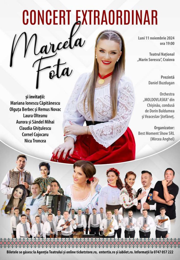 MARCELA FOTA: Primul meu SPECTACOL, spectacol ce îmi poartă numele …